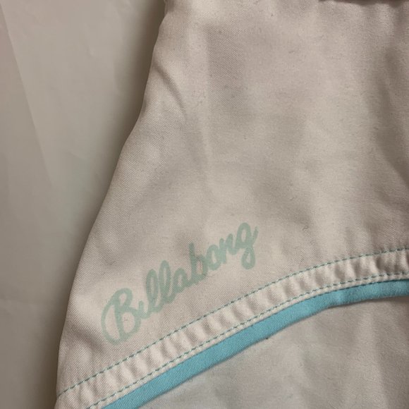 Billabong White & Blue Board Shorts Swim Trunks Men Size 7 - Picture 8 of 8